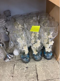 Glass center piece