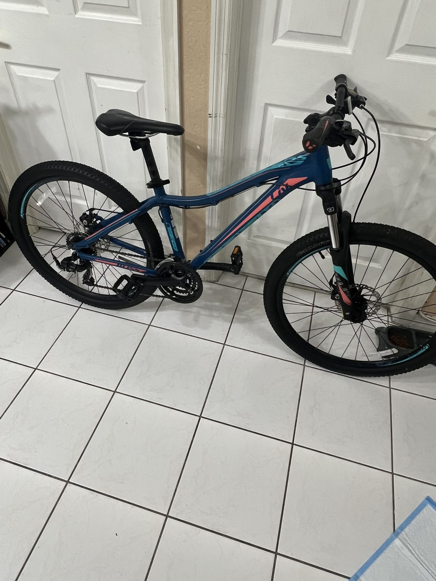Women’s Liv Bliss 2 By Giant Dual Disc Brake 26” Rims Aluxx 15” Lightweight Aluminum Frame (Riders 5’0” to 5’6” )EXCELLENT CONDITION $350 (MSRP $480)