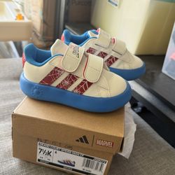 Like New! Adidas × Marvel Spider-Man Toddler Shoes - Size 7.5K