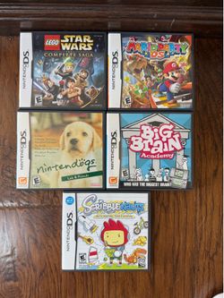 5 Nintendo DS games