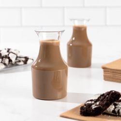 7.5  0z. Clear Mini Pitchers -6 Count Washable /reusable 