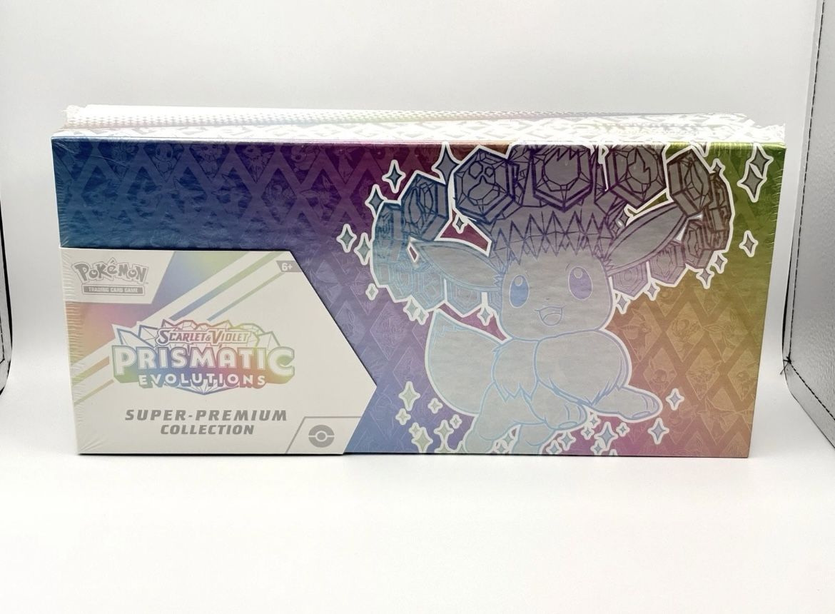 Pokémon Prismatic Evolutions Super Premium Collection Box SPC Factory sealed NEW