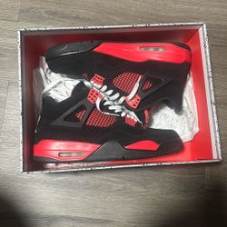 Red Thunder Jordan 4s