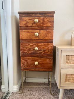 Antique wood dresser
