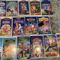 Shops Disney vhs tapes lot