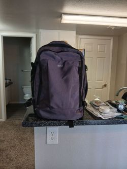 Ecohub Purple Travel Backpack