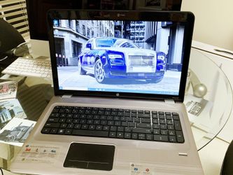 HP Pavilion dv7 Laptop i7 1 TB HD 8 GIGS RAM Blu-ray HDMI Webcam Win 10 Office