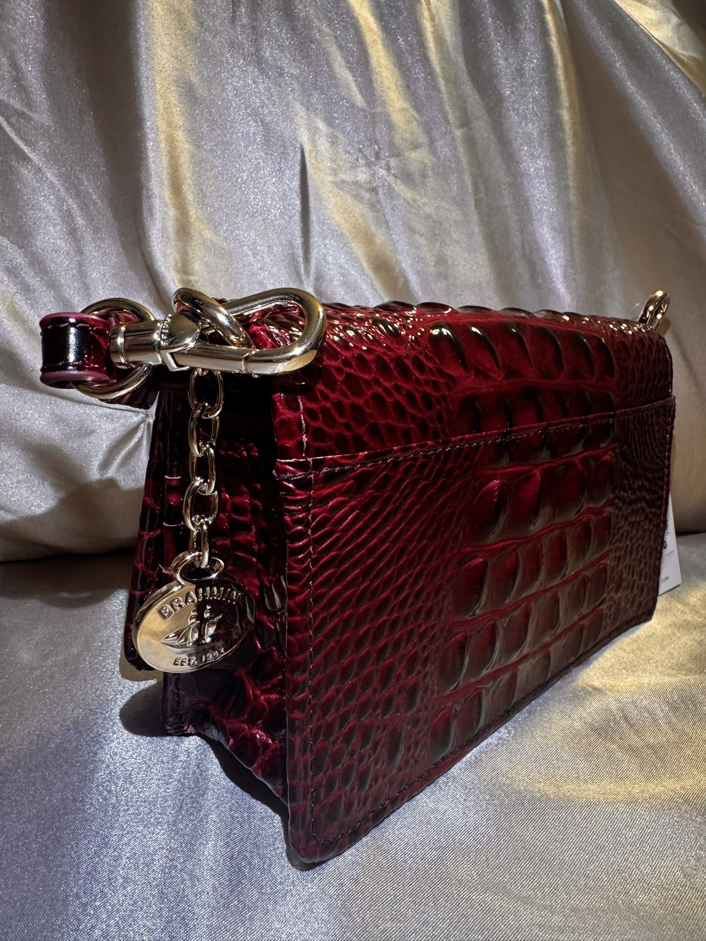 Brahmin Cherry Red Purse,All Products : American Fashion Style Bags On Sale