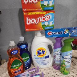 Tide  Crest Palmolive Febreze Paquete Completo $35