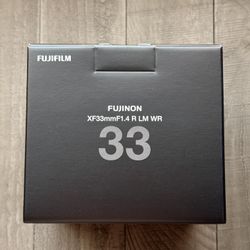 Fujinon XF33mmF1.4 R LM WR 