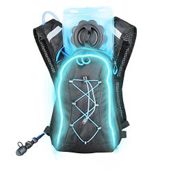LED Water bladder music festival backpack