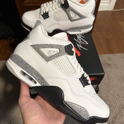 Air Jordan 4 White Cement 