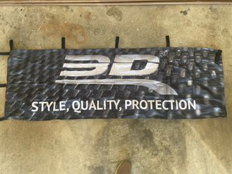3D Mats Shop Banner Approx. 6 Ft x 2 Ft
