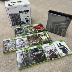 Xbox 360 MW3 (excellent condition , Rarely Played) With 11 Additional Games.