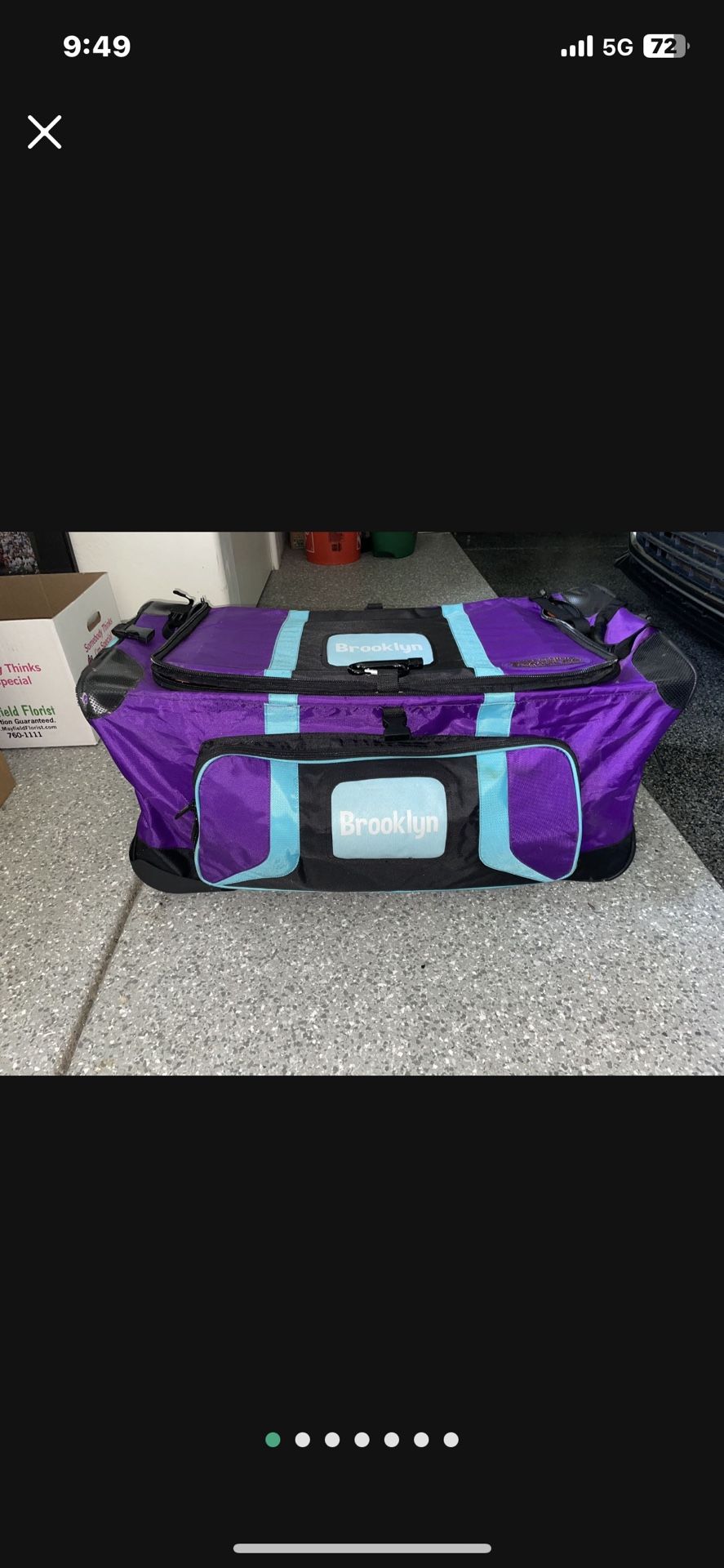 Pop Up Soft Camp Trunk/Rolling Duffel Bag - PERFECT FOR KIDS SUMMER CAMP!