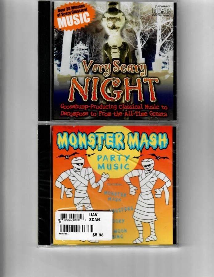 2 New Scarry Halloween Party Music CDs