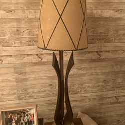 Vintage MCM Danish Teak Lamps 
