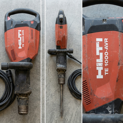 TODAY ONLY SALE FRIDAY 14! pre-owned Hilti TE 1000-AVR heavy-duty electric demolition hammer.