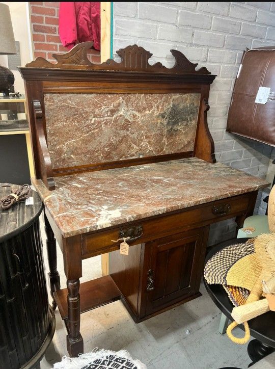 Beautiful Antique Wash Stand perfect as side board or entry table