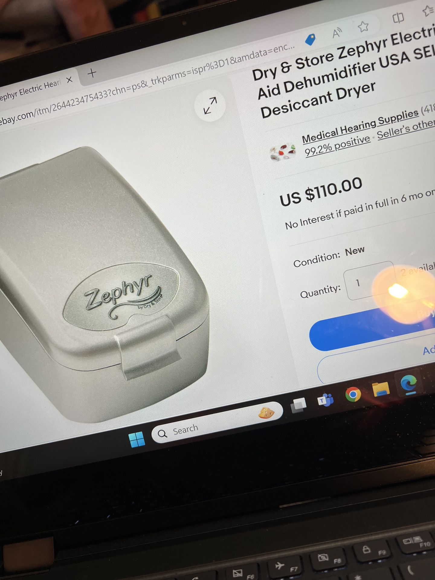 Hearing Aid Dehumidifier 10.00