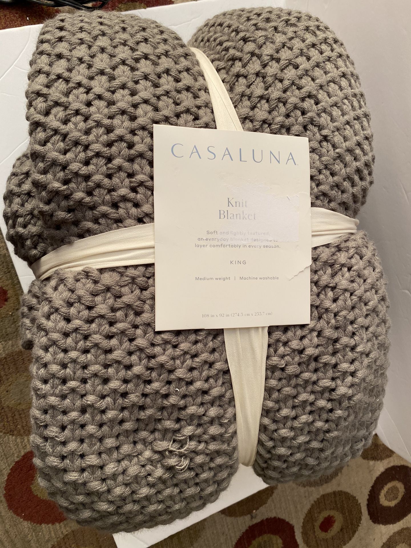 Casaluna King Knit Blanket for Sale in West Bloomfield Township, MI