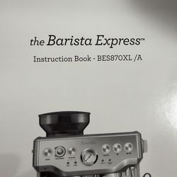 Breville espresso maker