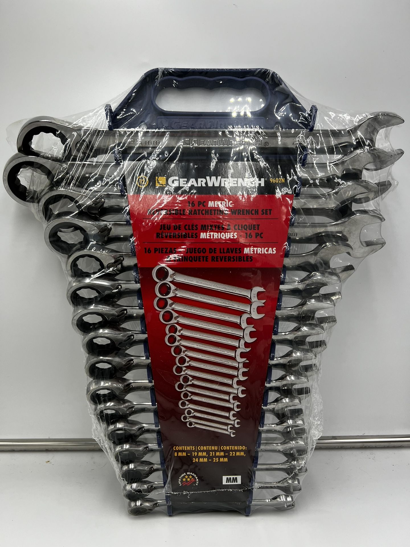 GEARWRENCH 16 Pc Reversible Ratcheting Combination Metric Wrenches