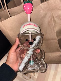 Starbucks strawberry bear cup