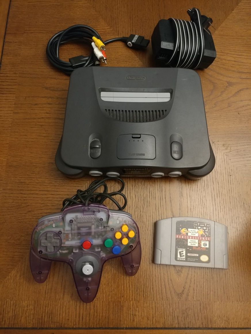 Nintendo 64 w/ controller and game