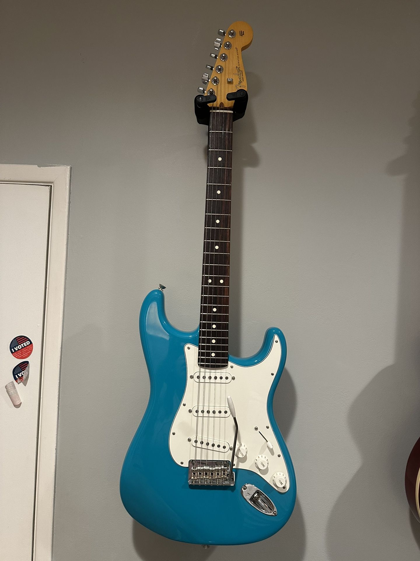 Miami Blue Fender Pro II Stratocaster With Case