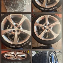 2015 Chevy Camero SS Original Staggered Rims W/ Perelli Tires