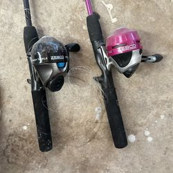 Zebco Fishing Poles 