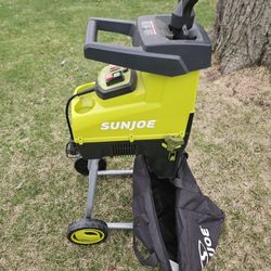 Sun Joe CJ603E 15-Amp 1.7-Inch Cutting Diameter Electric Silent Wood Chipper/Shredder!