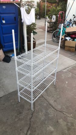 White shelf