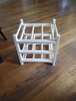Ikea Wine Rack Holds 9 Bottles Of Wine, Have 6 In Total, Can Be Stacked