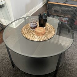 Glass Coffee Table (IKEA Vittsjö)