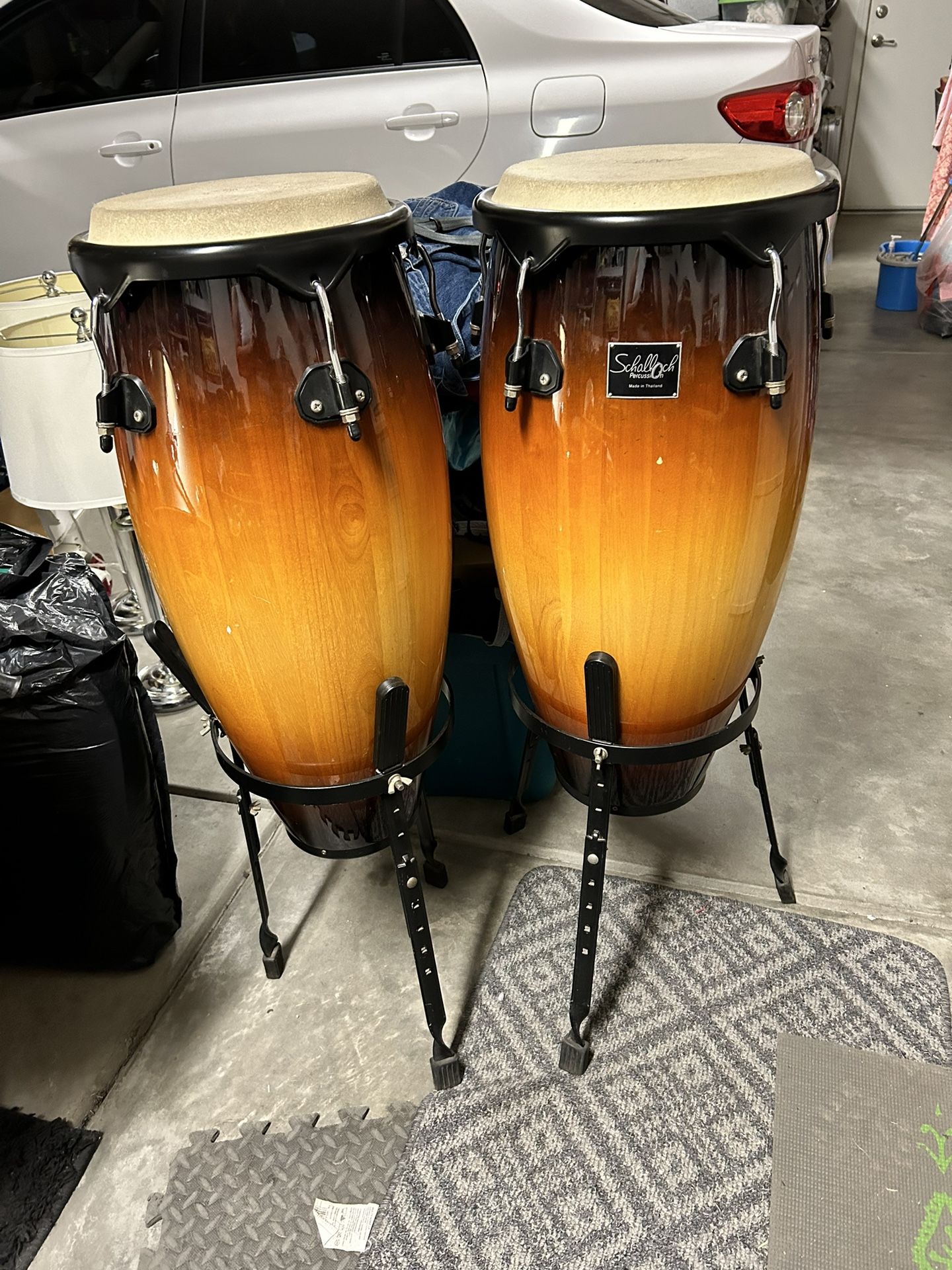 Conga Drums With Stands