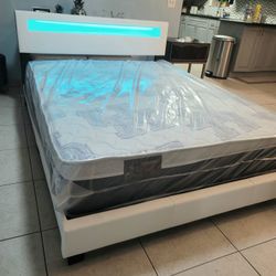 NEW QUEEN PILLOW TOP MATTRESS AND BOX SPRING 