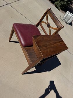 vintage gossip bench/telephone table