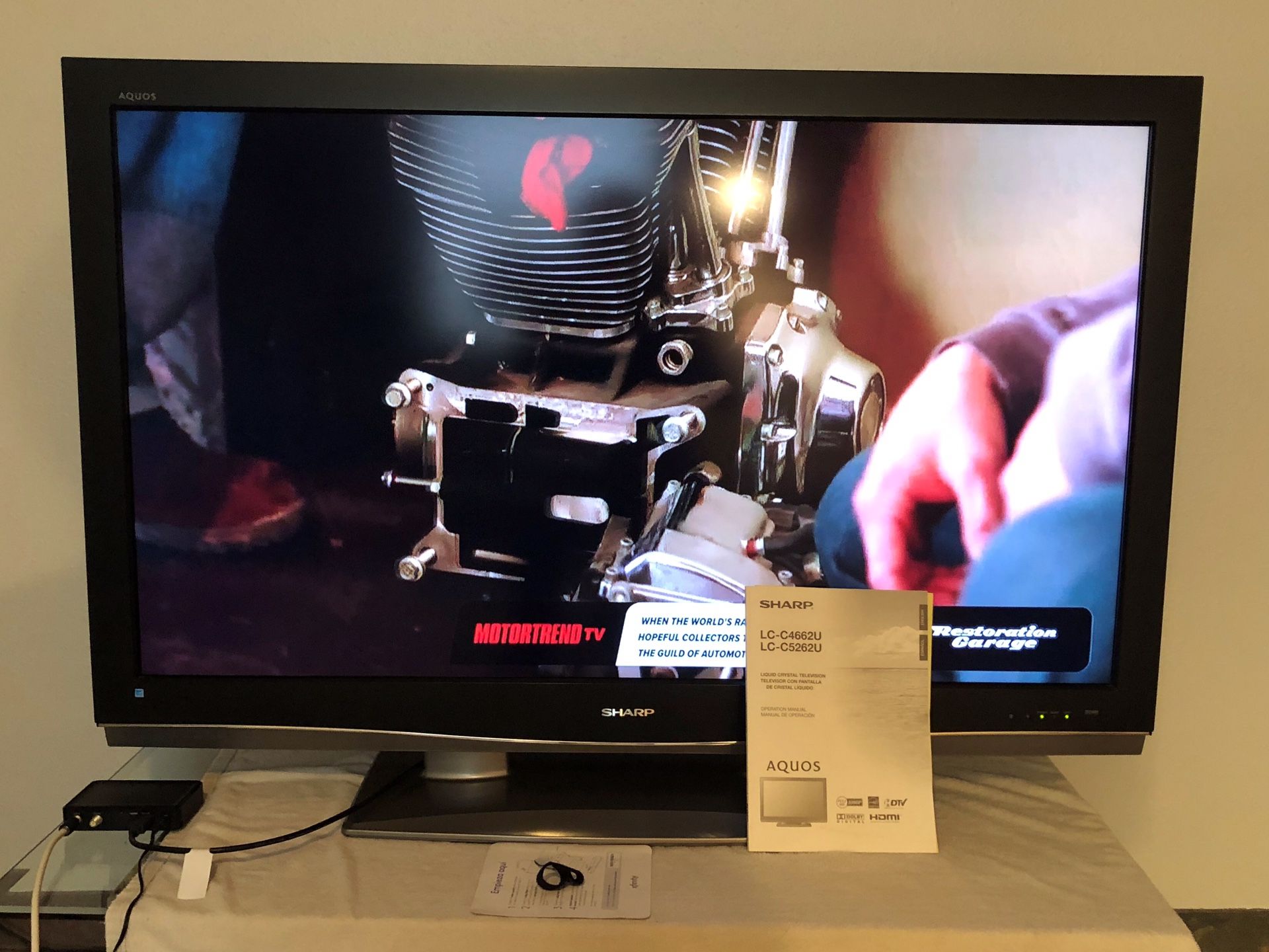 Sharp Aquos 52” HD LCD TV