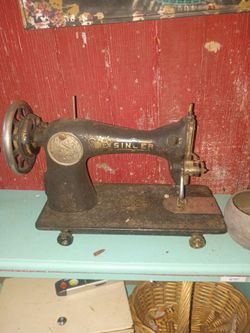 Antique Singer Sewing Machine Head