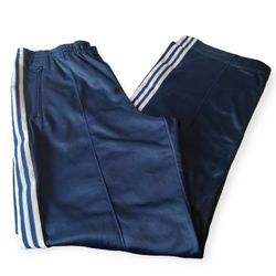 Vintage Adidas ATP Keyrolan Track Pants XL 3 Stripes Navy Blue White Made  in USA for Sale in Emory, TX - OfferUp