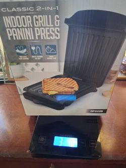Ovente Indoor Grill & Panini Press