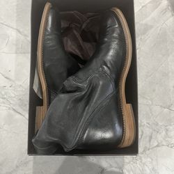 Cole Haan Women Leather Black Chelsea Boots 