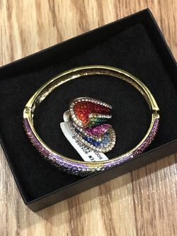 Multi Color Bangle & Matching Ring