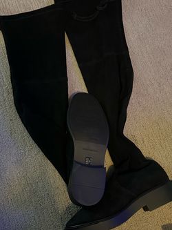 Stuart Weitzman Black Over-the-Knee Boots