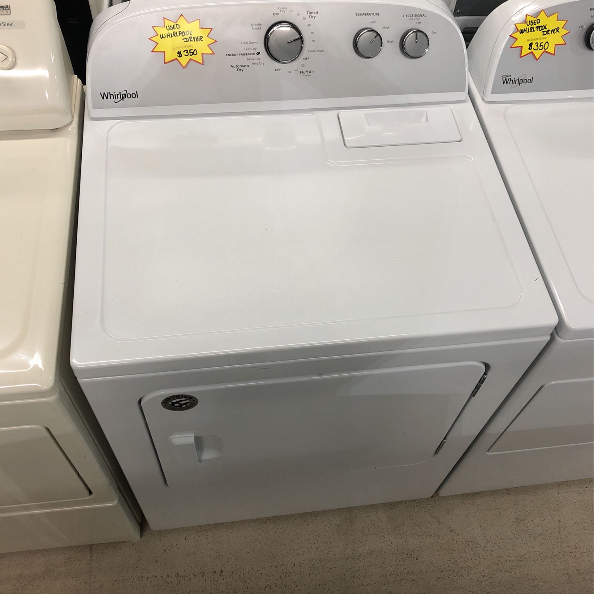 Used Whirlpool Dryer