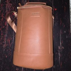 Igloo Luxe Collection Insulated Cooler Bag – 2 Bottle Capacity, Brown (New with Tags)