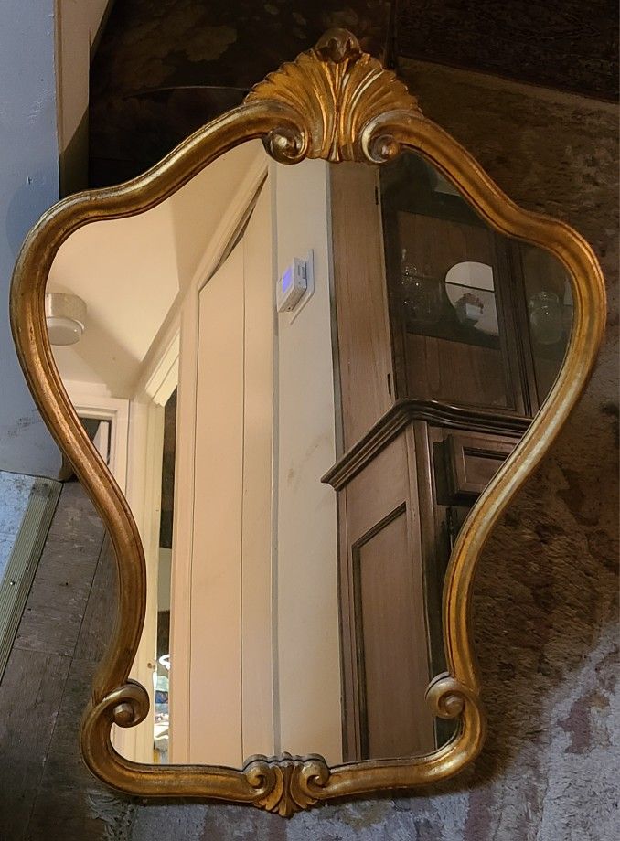 Vintage Carved Wall Mirror