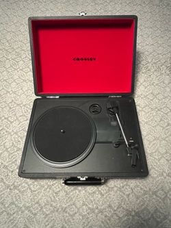 Record player with records
